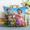 Cartoon Childrens Program Sofa Living Room Cushion Cover Washable Linen comfort Soft  for Sofa Bed Cozy Home Room Decor