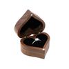 Ring Box Ultra-Light Item Storage Comfortable To Touch Love Heart Shaped Wedding Ring Box Jewelry Container for Home