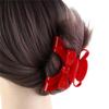 Новогодний Красный Красный Зажим для Волос Ацетатный Бант Зажим-Клешня Модный Ацетатный Бант Коготь для Волос Женский