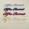 1pcs 3D Metal forAlfa Romeo Car letter Side Fender Emblem Rear Tail Trunk Badge Sticker Decal Styling auto accessories