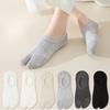 Split-toe Boat Socks, Women's Summer Cotton Socks, Non-dropping Heel Two-finger Socks, Pig's Hoof Shoes, Short Socks, Invisible Shallow Socks