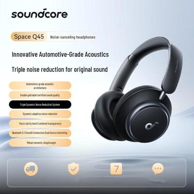 Беспроводные накладные наушники Soundcore Space Q45 с шумоподавлением
