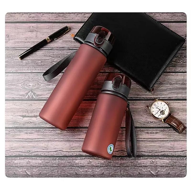 Матовая чашка для воды без BPA, 400 мл, 560 мл, пластиковая чашка для фитнеса, спорта на открытом воздухе, бутылка для воды, высокое качество, детская повседневная чашка для воды, бутылка для воды Водолея