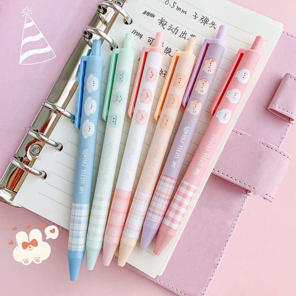 Writing Tools Cartoon Learning Office Supplies Ballpoint Pen Rollerball Pen Gel Pens Press Type