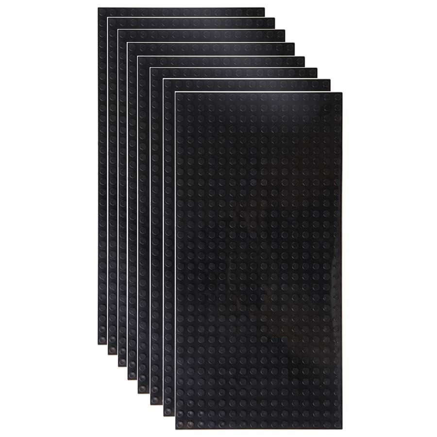 8 шт. 16x32 Точек Классические Базовые Пластины MOC DIY Пластиковые Кирпичи Основания Город Dimensions Строительные Блоки Фигурки Конструкторы
