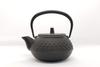 Iwachu Iron Kettle Combination Teapot Type 3 New Turtle Shell Black No Enamel Suitable for Open Fire Nanbu Tekki 12803 0.32L