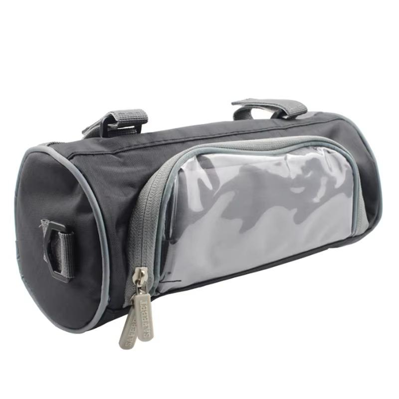 Electric Scooter Motorcycle Front Saddle Bag Waterproof Built-in Touch Screen Phone Handlebar Storage Bag Motorbike Parts