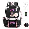 Harajuku Simple and Versatile Aphmau Junior High School Student School Bag Female Lightweight Large Capacity Middle School Student Backpack