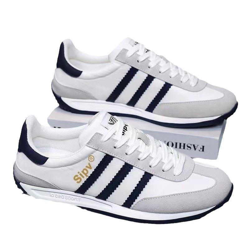 Мужские кроссовки осень 2024 года в стиле Форреста Гампа из дышащей ткани — стильная, универсальная, низкая спортивная обувь