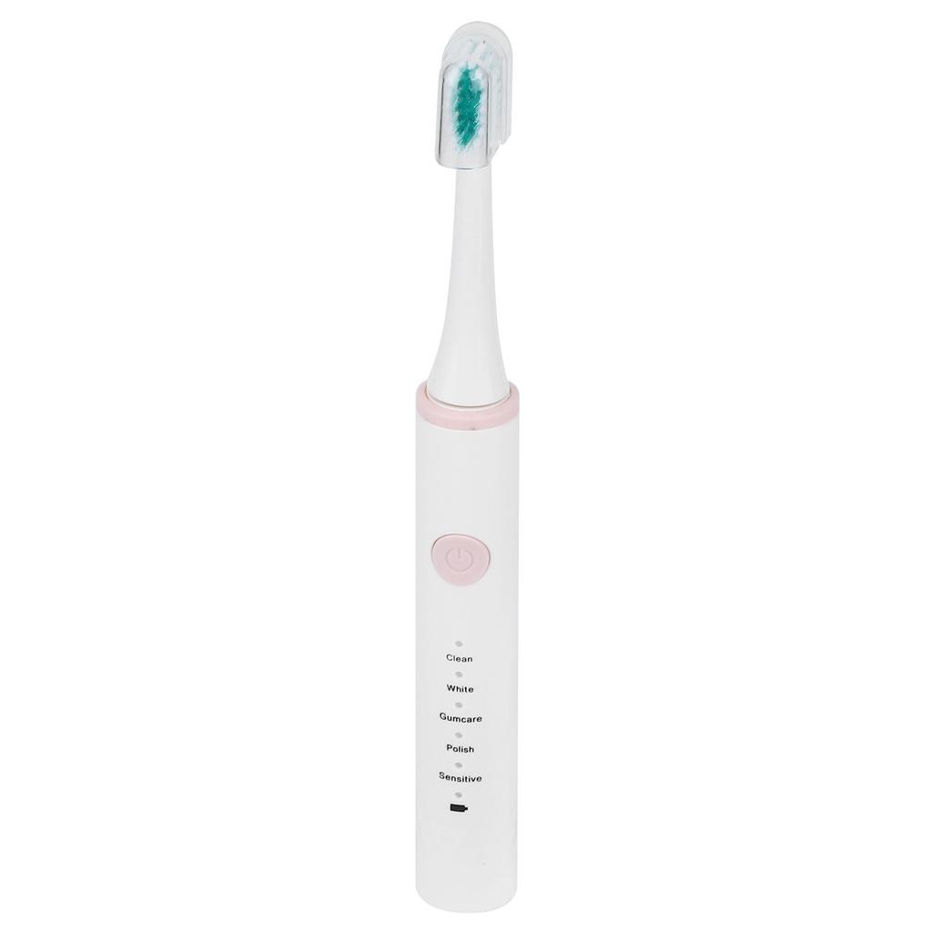USB Charging Waterproof Electric Toothbrush Intelligent 5 Modes Ultrasonic Vibrating Soft