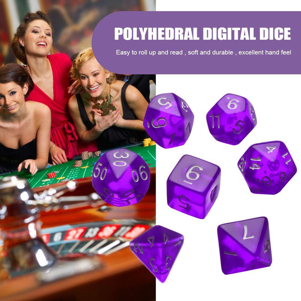 Multifaceted Party Supplies Leisure Entertainment Toys Game Accessory Board Game Dice Set