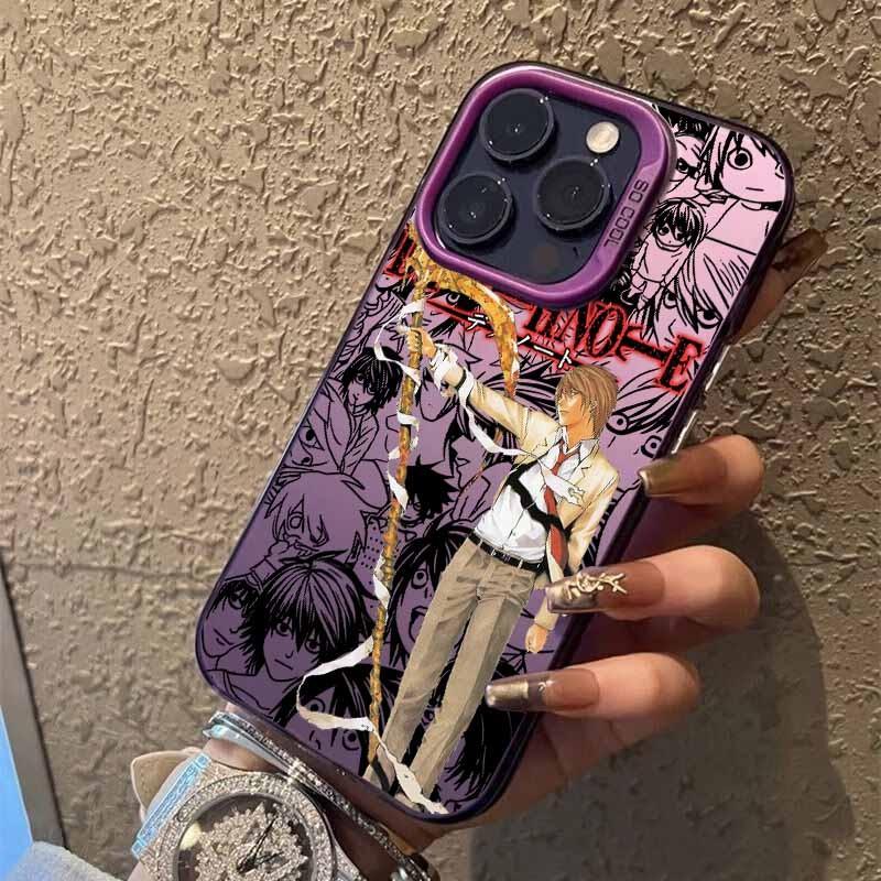 ГОРЯЧИЕ ЗАМЕТКИ СМЕРТИ Горячий аниме чехол для телефона для iPhone 17 16e 16 15 14 13 12 11 mini Pro Max X XR XSMAX 8 7 Air Plus Противоударный Матовый