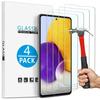 4x Tempered Glass for Samsung A73 5G, 9H Transparent High Resistance Protective Glass Film