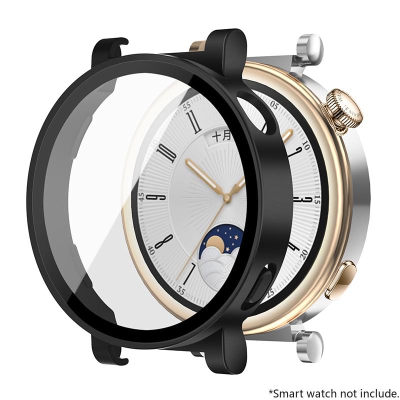 Закаленное Стекло+Чехол Для Huawei Watch GT4 46мм 41мм Полное Покрытие Бампер Защитная Пленка На Экран Чехол Для Huawei Watch GT4 Аксессуары