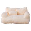 1 Set Pet Sofa Soft Comfortable Pet Bed Removable Washable Dog Nest Non-slip Cat Sleeping Cushion Pet Supplies