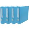 Eco Cheongun Color Collector 3 Hole D Ring Binder 5cm, Sky, 4 Pieces