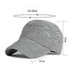 Retro Mesh Hat Casual Sun Hat Fashion Knitted Baseball Cap  Unisex