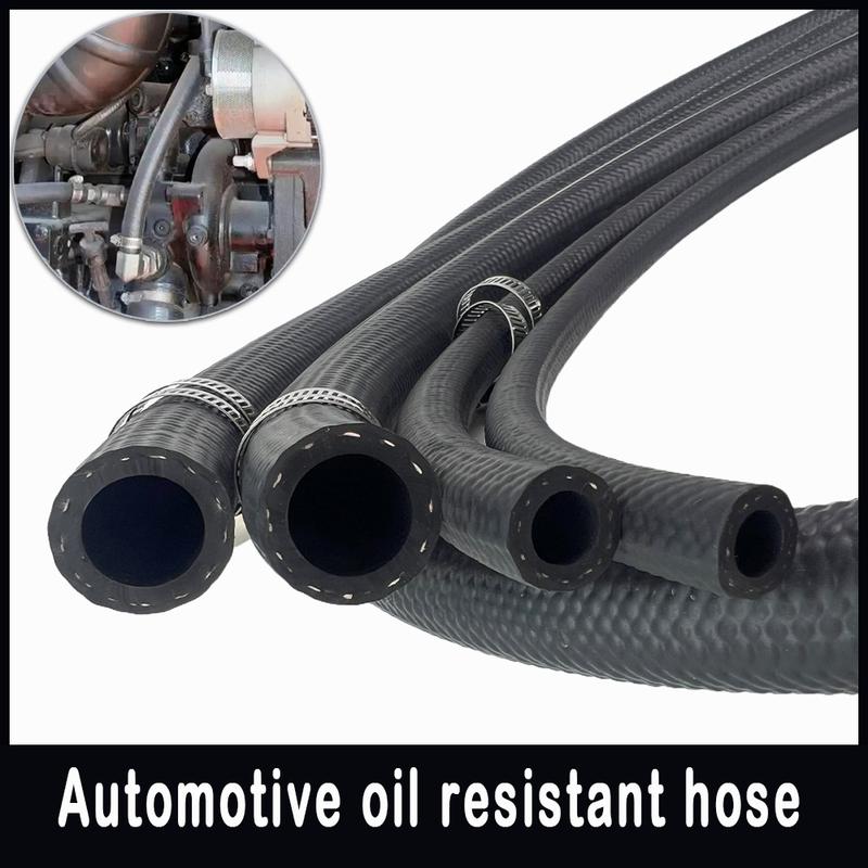 NBR Oil Resistant Automotive Motorcycle Truck Van Fuel hose Diesel Vacuum Engine Oil Hose ID 4 5 6 8 10 12 14 16 19 20 22 25 mm