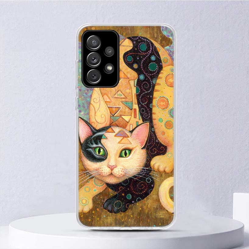 Мягкий чехол Kiss by Gustav Klimt для Samsung Galaxy A52 A53 A32 A22 A12 5G, чехол для телефона A33 A23 A13 A72 A73 A02S A03S A42 Coq