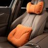 Car Headrest Memory Pillow Lumbar Pad - Fatigue Relief Cushions for Neck & Back