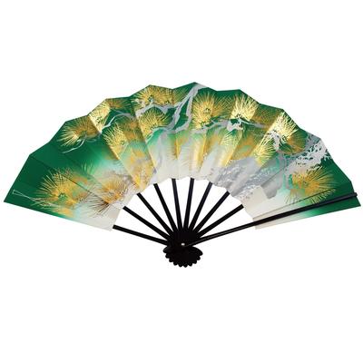 Танцевальный веер Осака Чосейдо, Сосна, 29 см, Сделано в Японии, Киотский веер, Включает саше и оригинальную бумажную коробку, Идеально подходит для японского танца, Сувенир