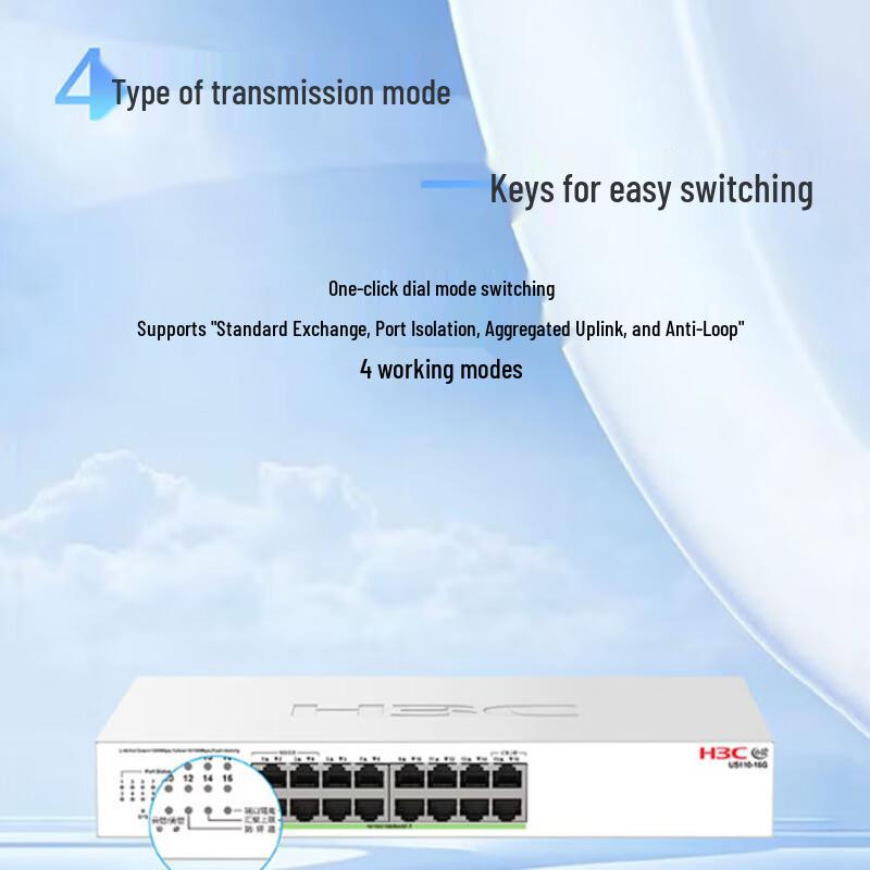 H3C US110 Series Cloud-Managed Ethernet Switches