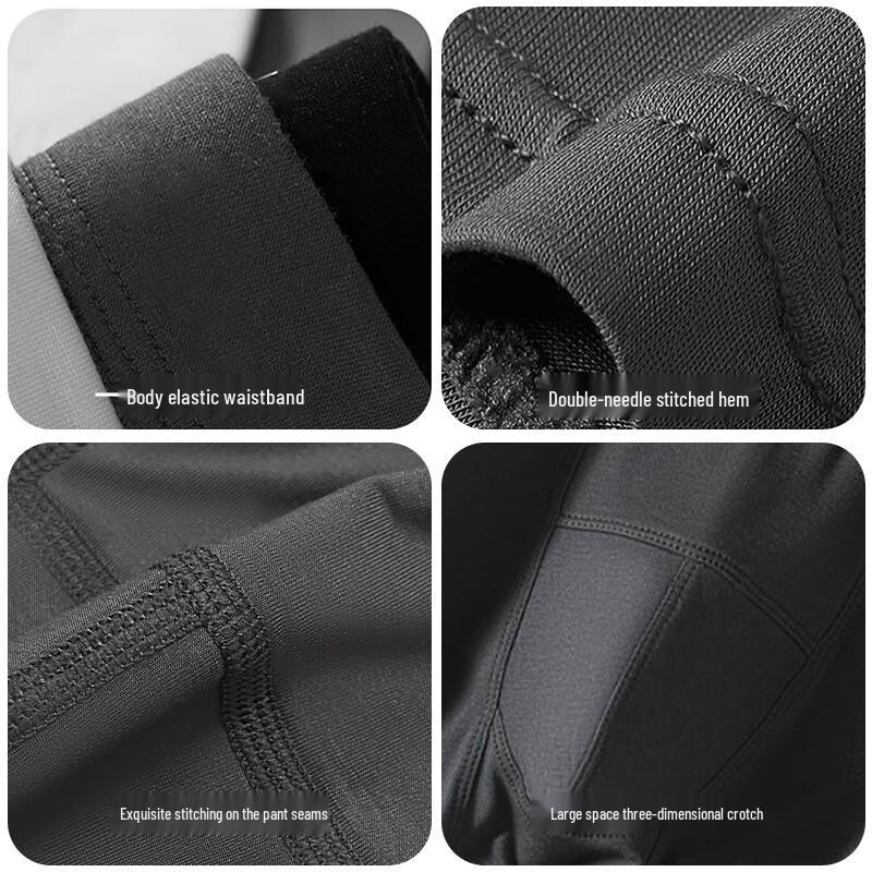 LANGSHA Мужские модальные антибактериальные боксеры-брифы, предотвращающие натирание