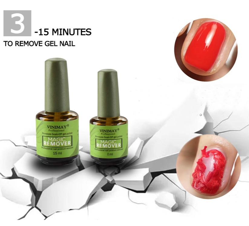 Burst Nail Polish Gel Magic Remover Средство для снятия лака Soak Off Обезжириватель лака для ногтей Праймер для ногтей Лак