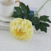 2 Pcs Artificial Chrysanthemum Stems Realistic Fake Chrysanthemum Faux Flower with Flexible Stem for Floral Arrangement Table Centerpiece