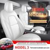 Custom Leather Seat Cover for 2019-2022 Tesla Model 3 - Full Coverage, Tailored Fit