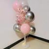 Party Supplies Balloon Decoration Kit Party Decorations Balloon Stand Kit with Stable Transparent Holder for Birthday Baby