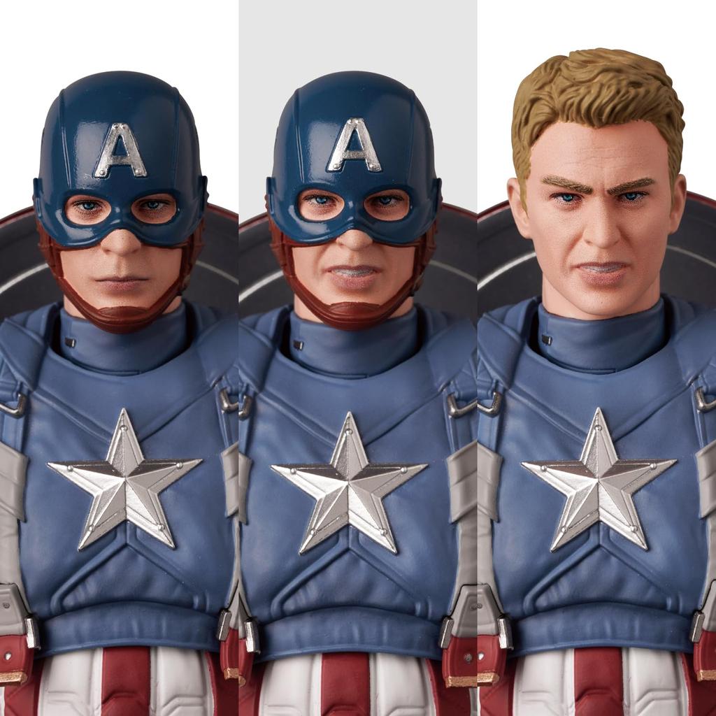 MAFEX CAPTAIN AMERICA Капитан Америка высота 160 мм окрашенная фигурка №220 (Классический костюм) приблизительно. Немасштабируемый