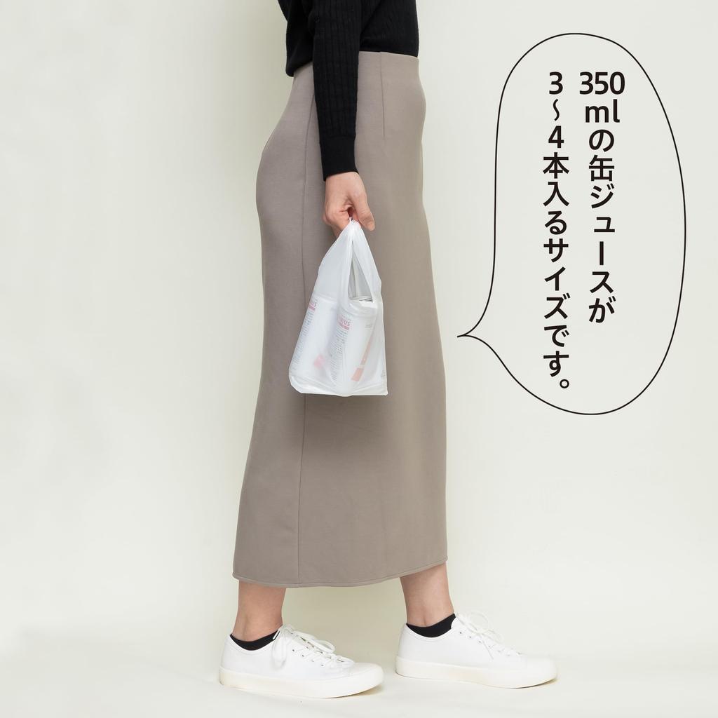 Пластиковый пакет для мусора Chemical Japan Milky 100 листов x 45 Размер вмещает 3 или 4 350 мл Консервированный East Japan West Japan 25 SS Handbag Plastic Bag Bag, Bag, Белый,