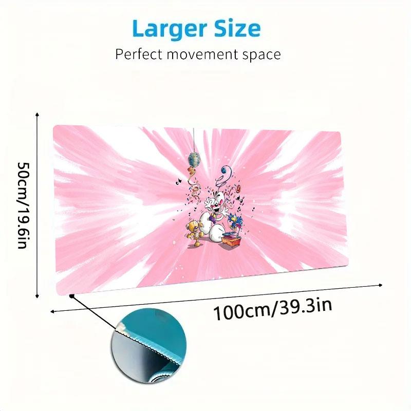 Diddl Large Size Mouse Pad Large Gaming Table Cushion Non-slip Laptop Tablet Big Mousepad XXL Mat Mini PC Playmat With Lock edge