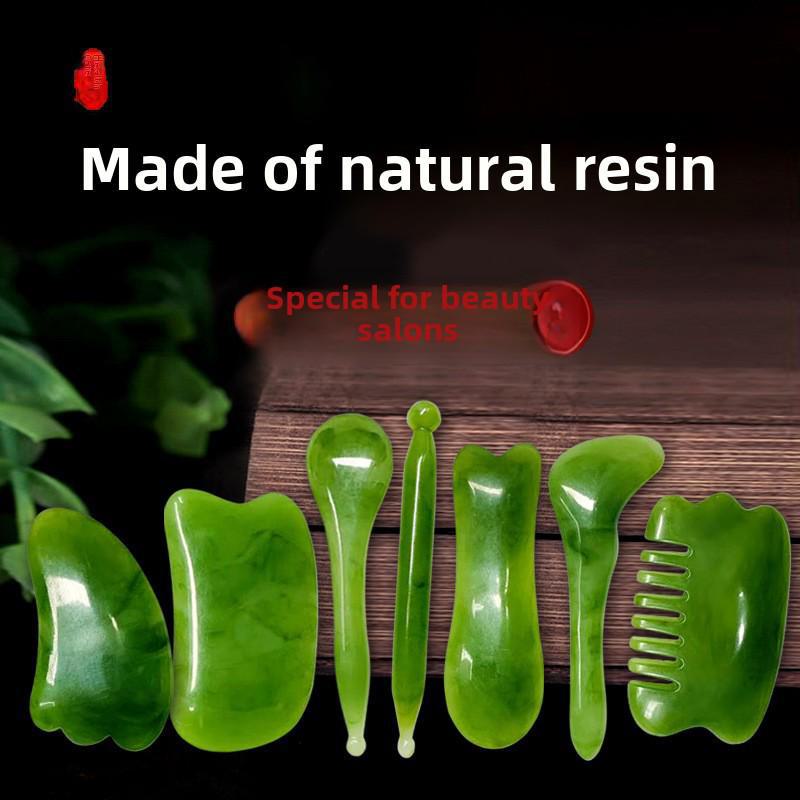 «Скребок для массажа на основе пчелиного воска для шеи, талии и лица»