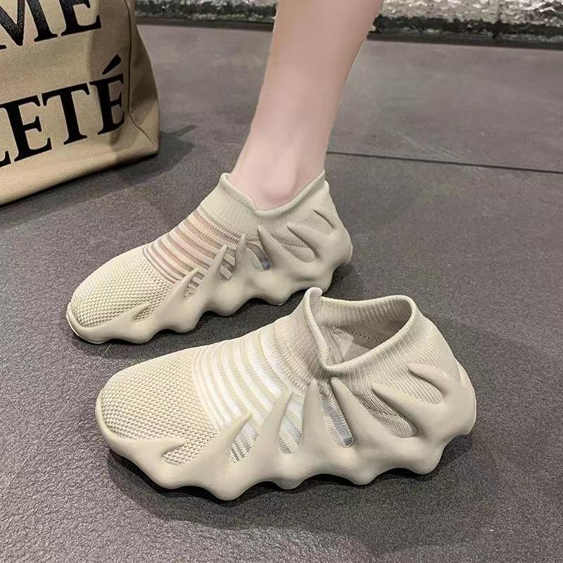 Осьминог Кокосовая обувь Женская Кампус Лето Новая Сетка Тонкая Дышащая Вулкан Беговые Спортивные Кроссовки