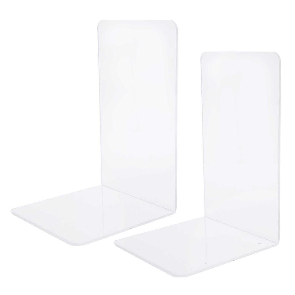 2 шт. акриловый подставка для книг прозрачная полка для книг для книг студенческий настольный накопитель для домашнего офиса