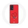 Case for Samsung Galaxy A13 4G / A13 4G Lite BTS Bangtan Boys BT21 TATA V Red Background