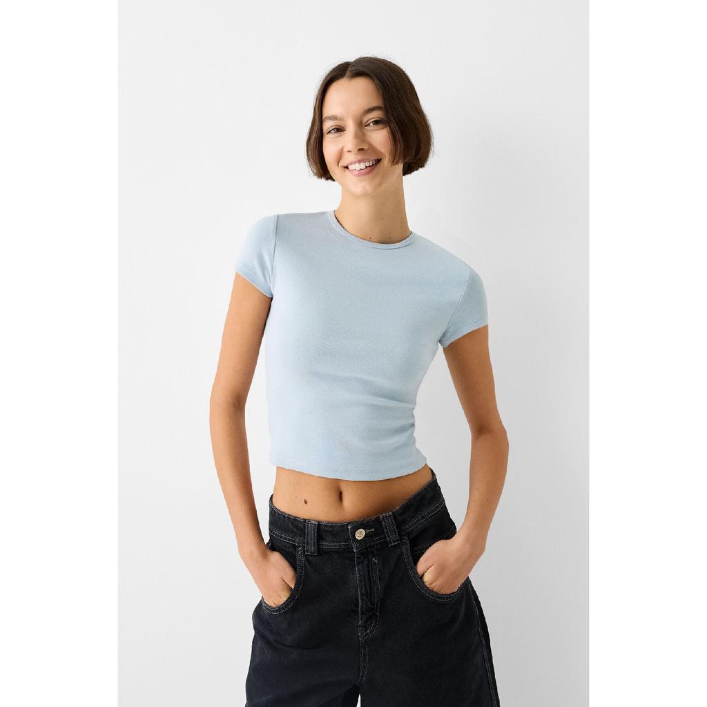 Футболка с коротким рукавом и круглым вырезом