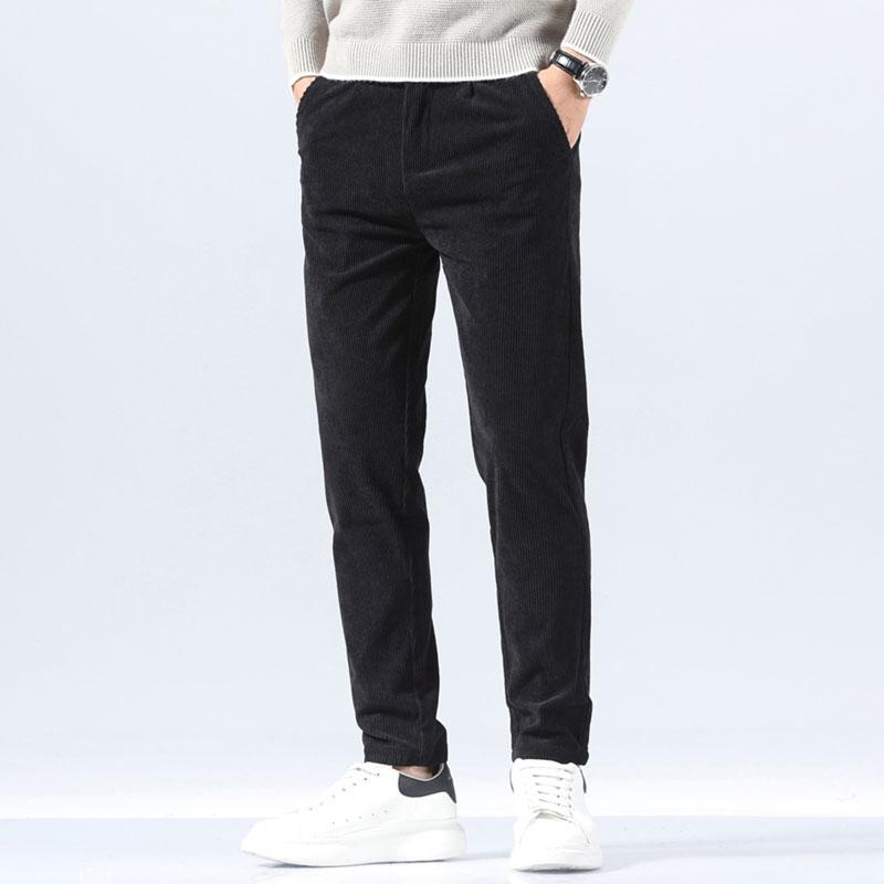 New Suit Pants Men's Brushed Trendy All-Matching Pants Men's Slim Straight Business Casual Men's Trousers