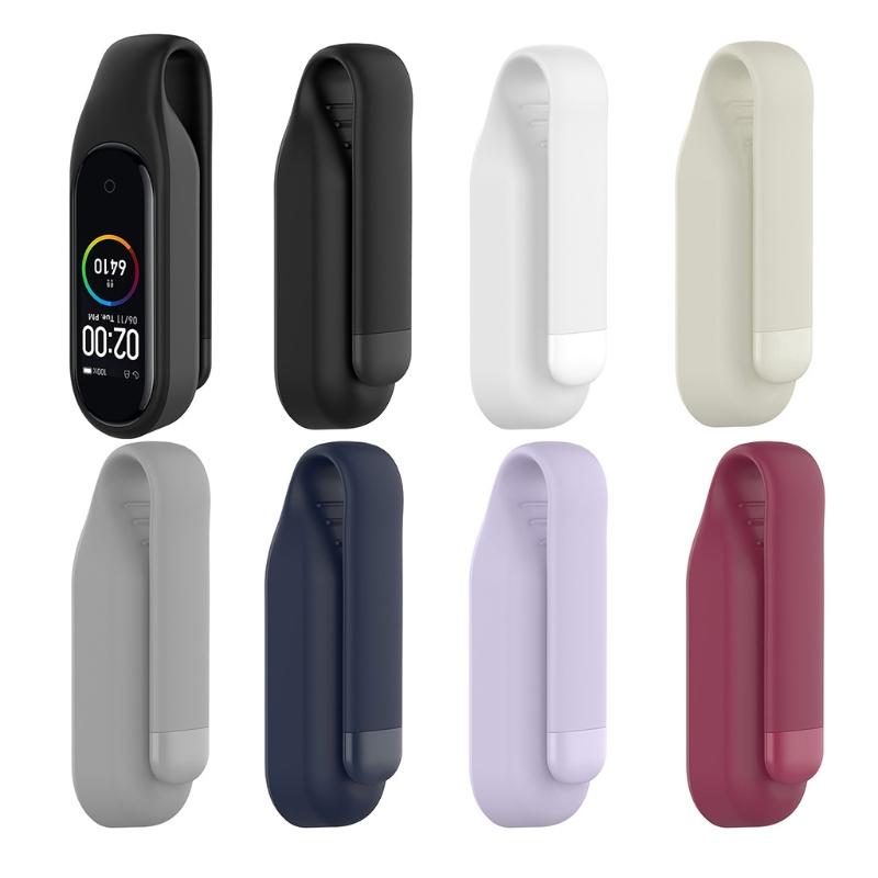 Для Smart Band Запасная пряжка Держатель Совместимый для Mi Band 6 5 Прочный Портативный Силиконовый зажим для Умного браслета A