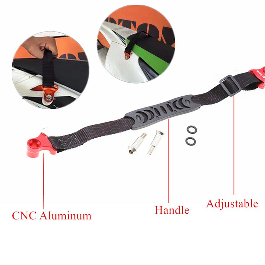 2X Adjustable Seat Rescue Pull Strap Sling Belt for HONDA KAWASAKI SUZUKI Dirt