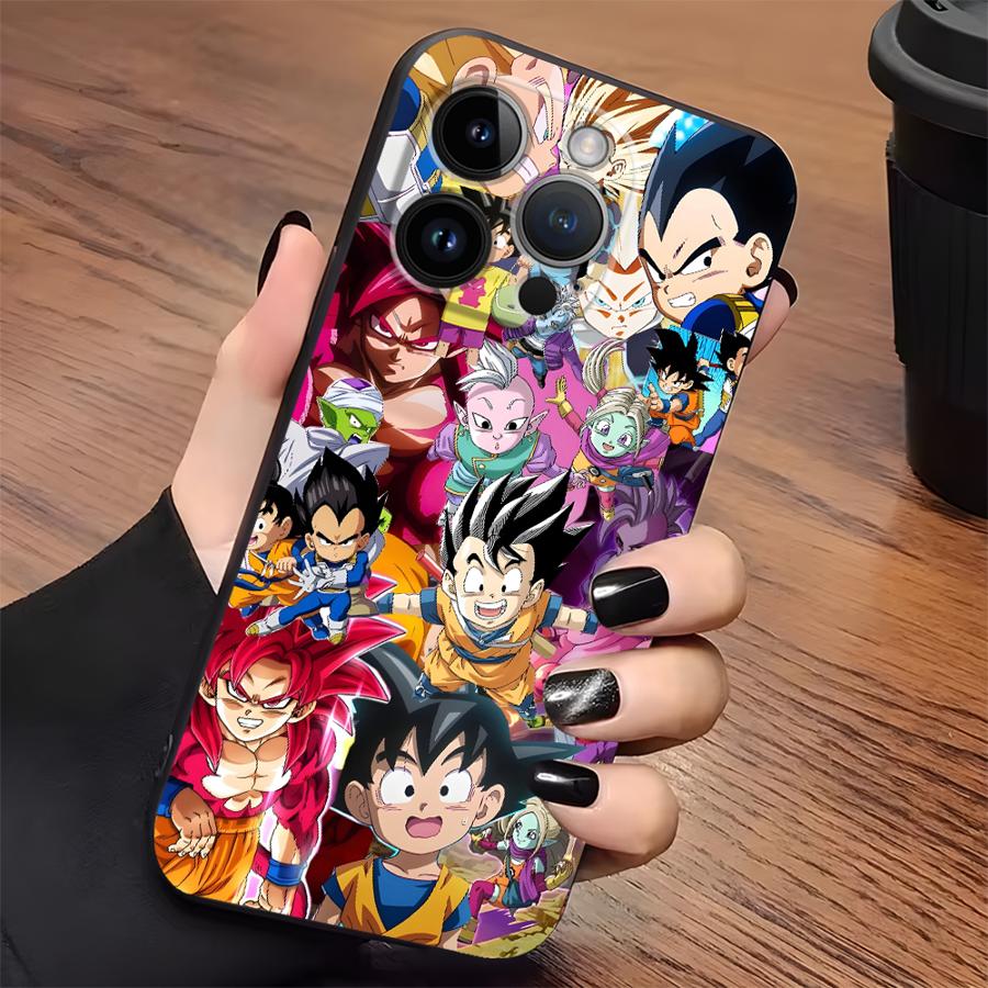 Чехол Dragon Ball Son Goku Super Saiyan Blue для iPhone XR 17Air XS Max 13 12 11 17 Pro 7 8 15 16 14 Plus Черный Мягкий Телефон