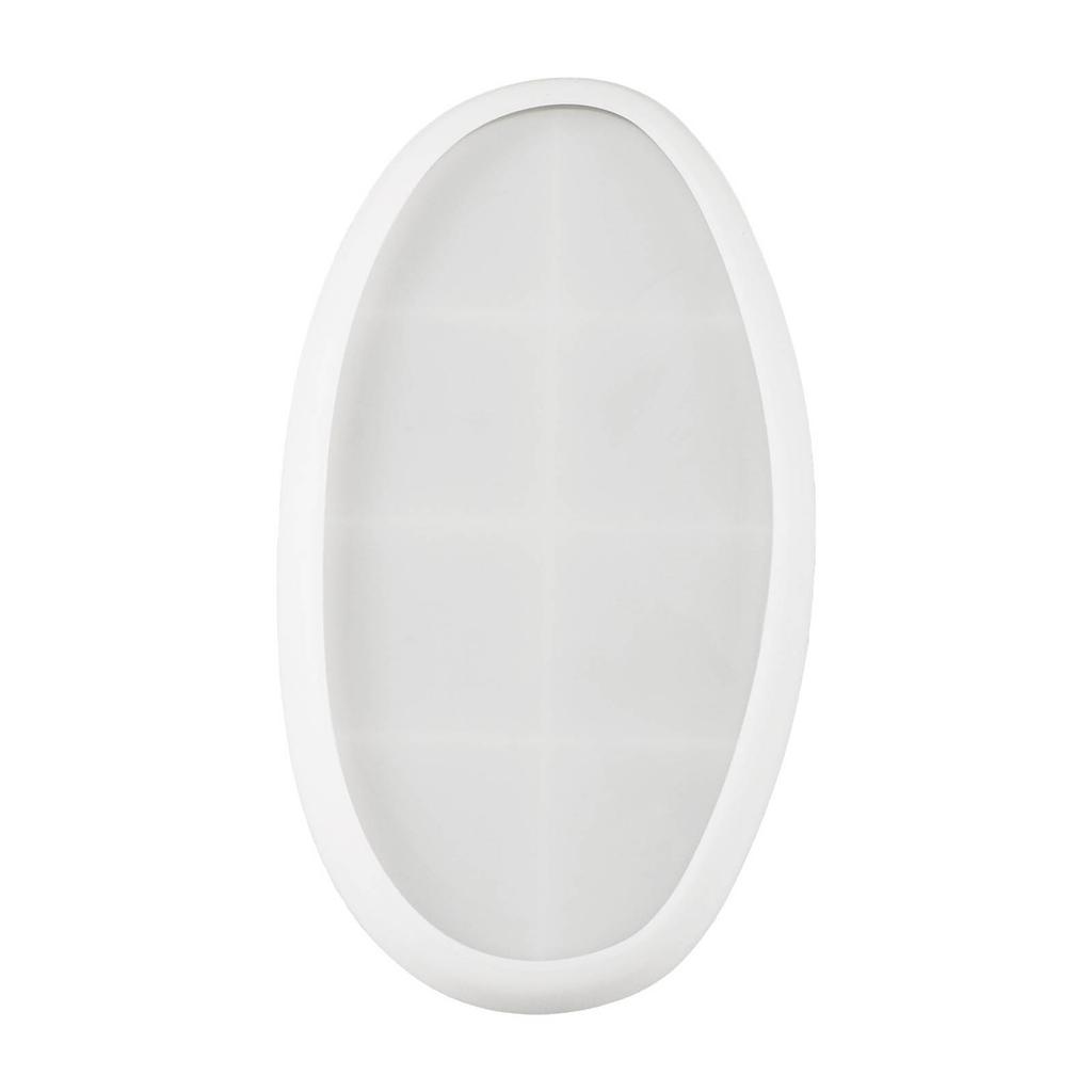 Агатовая тарелка Силиконовые формы Форма для литья эпоксидной смолы для изготовления ювелирных изделий, тарелки, подноса, мыльницы, овальная форма, форма из смолы