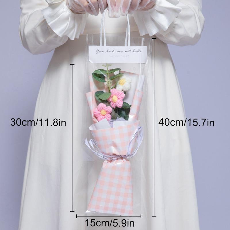 Букет из искусственных цветов Подарок маме на День матери Подарочные аксессуары на День учителя