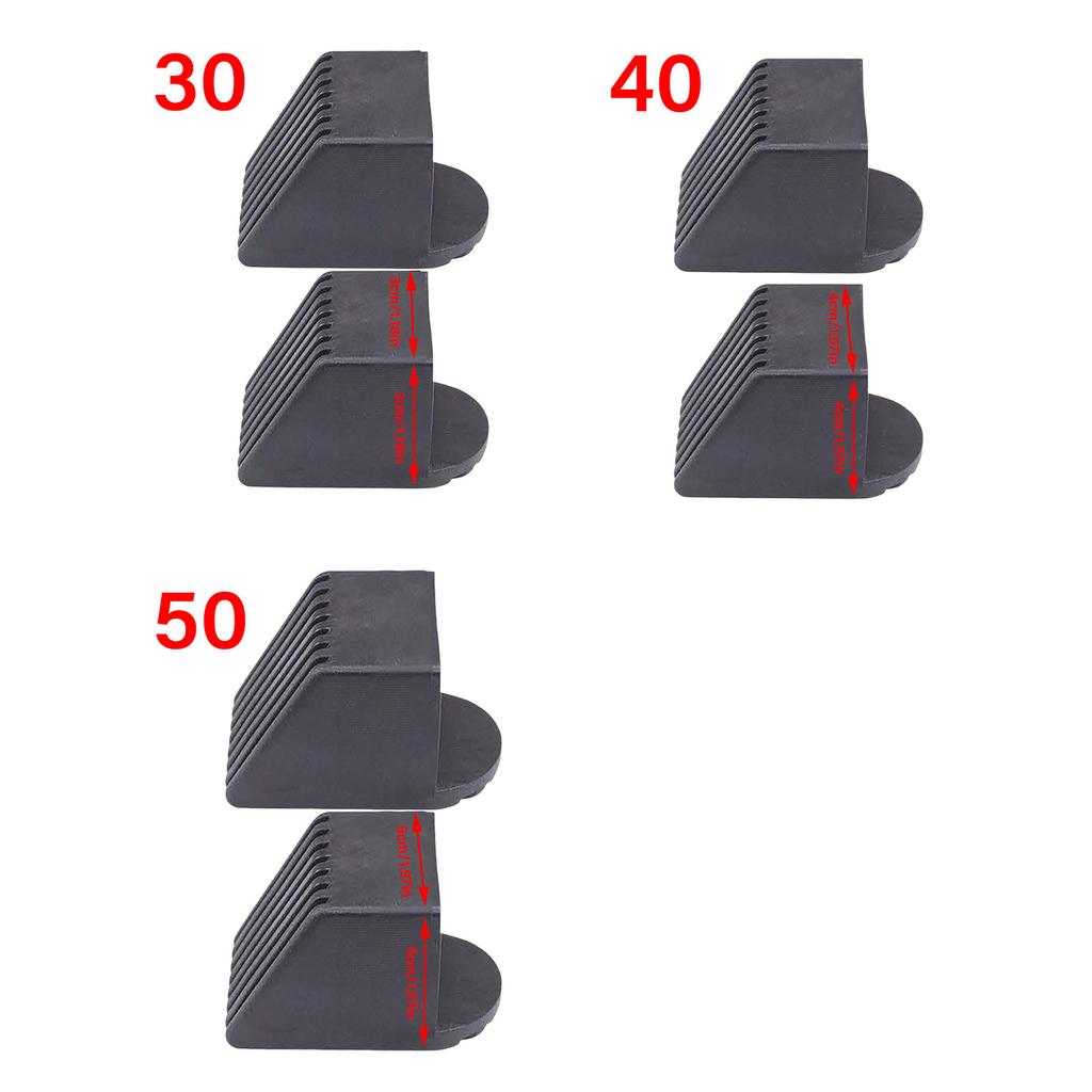 2Pcs Fitness Equipment End Cap Square End Cover Replacement Foot Cover Protectors Gym Equipment Accessories Enduring