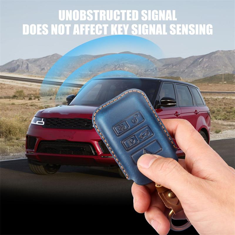 Чехол-держатель для автомобильных ключей, брелок для Land Rover Range Rover Discovery 5 Sport 20 18 2019, аксессуары для Jaguar XEL E-PACE 2019
