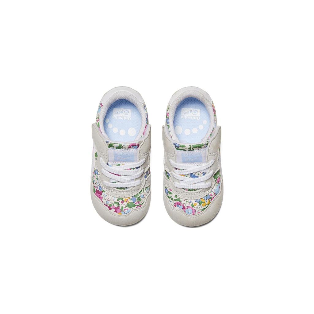 ONITSUKA TIGER Serrano Удобные Универсальные Нескользящие Прочные Низкие Кроссовки для Ходьбы Детские кроссовки Бежевый Красный 1184A202-020