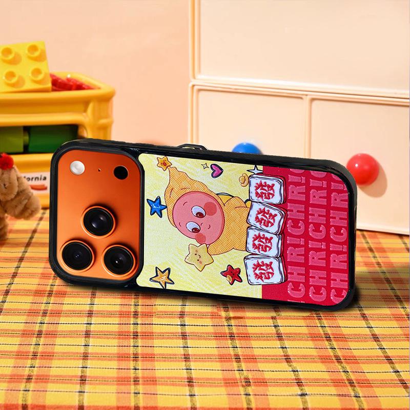3D рельефный чехол для iPhone 14/13 Pro Max со звездой маджонга
