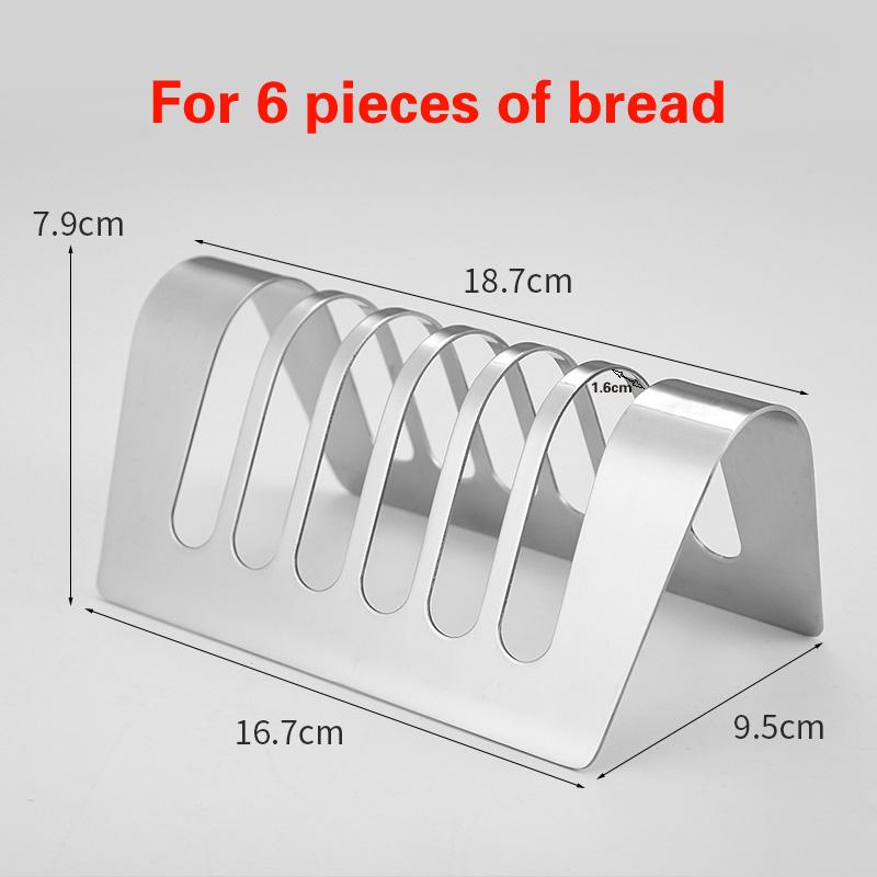 Toast Tray Pie Rack Toast Film Display Rack Buffet Snack Rack Cake Stands for Party Events Stainless Steel Sandwich Bread